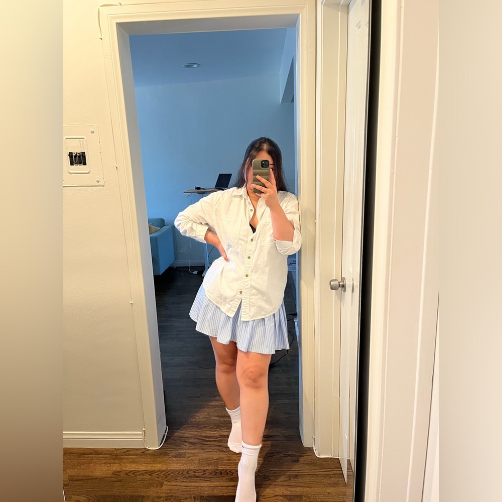 White button up shirt